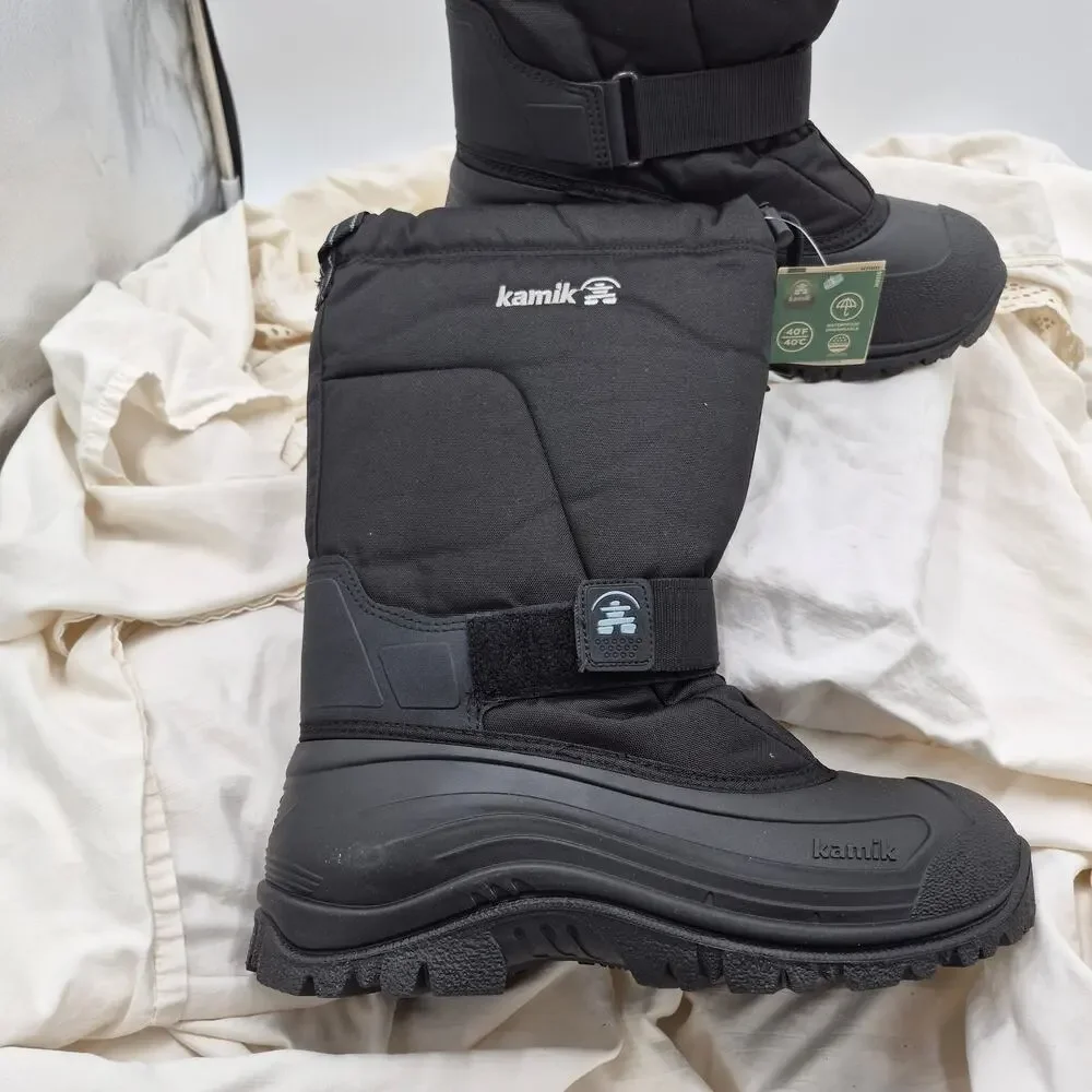 New Kamik Greenbay 4 winter boot waterproof  -40 F  Black men's size 11